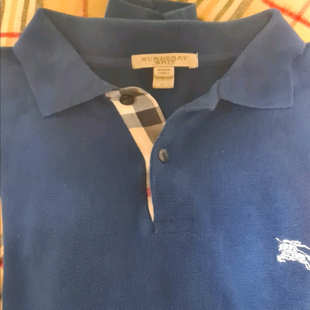 BURBERRY BRIT Mens Long sleeve polo shirt